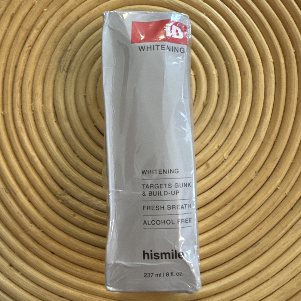 Hismile iD Stain Whitening Mouthwash Silver/Red, 237ml (8 fl oz)